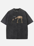 Star Wars I'm Your Father Robot Dialogue Acid Wash Cotton T-Shirt Eleven Oasis