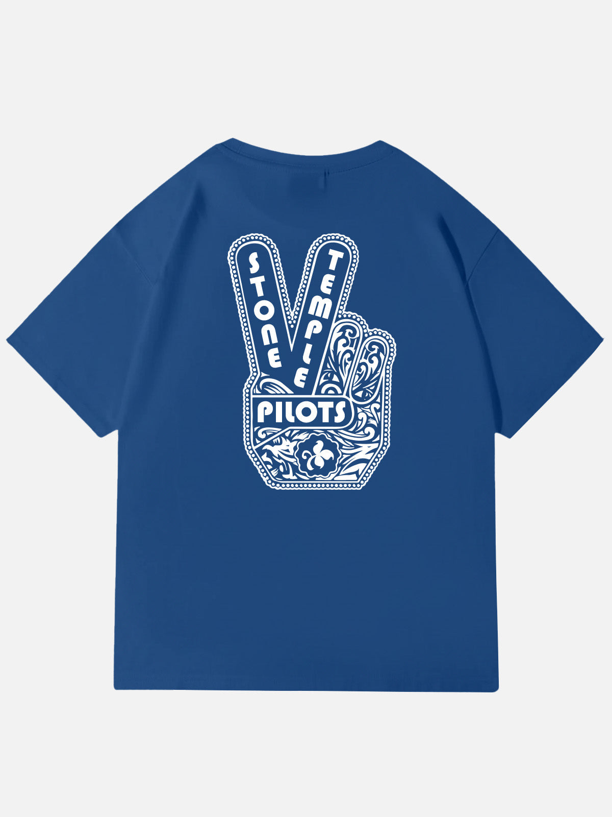 Stone Temple Pilots Peace Sign Graphic Cotton T-Shirt Eleven Oasis