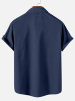 Letter Print Men's Short Sleeve ShirtMens short sleeve shirts Big and tall Mens shirts Short sleeve shirts for men Mens 4xl shirts Casual short sleeve shirts
