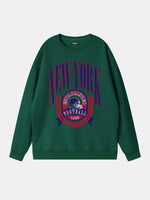 New York American Football Crest Sweatshirt Eleven Oasis