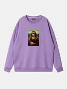 Mona Lisa Rock Parody Sweatshirt Eleven Oasis