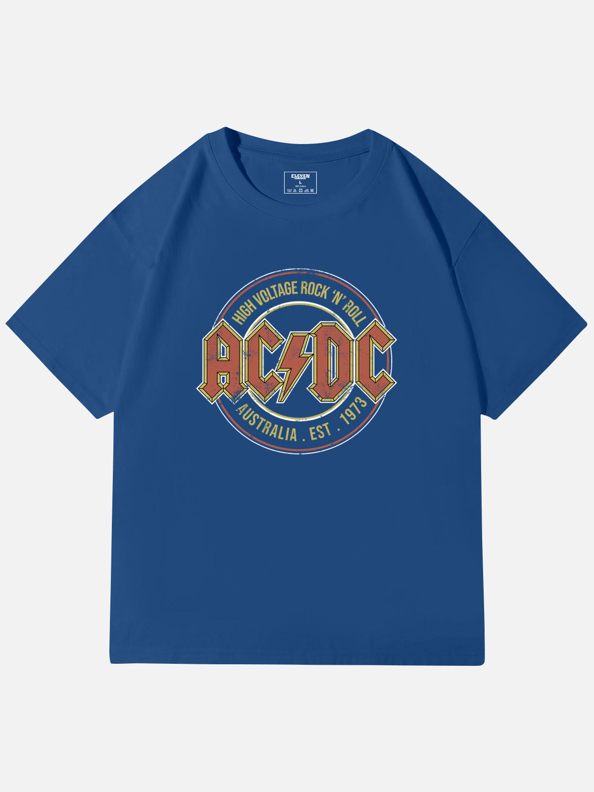AC/DC High Voltage Vintage Band Cotton T-Shirt Eleven Oasis