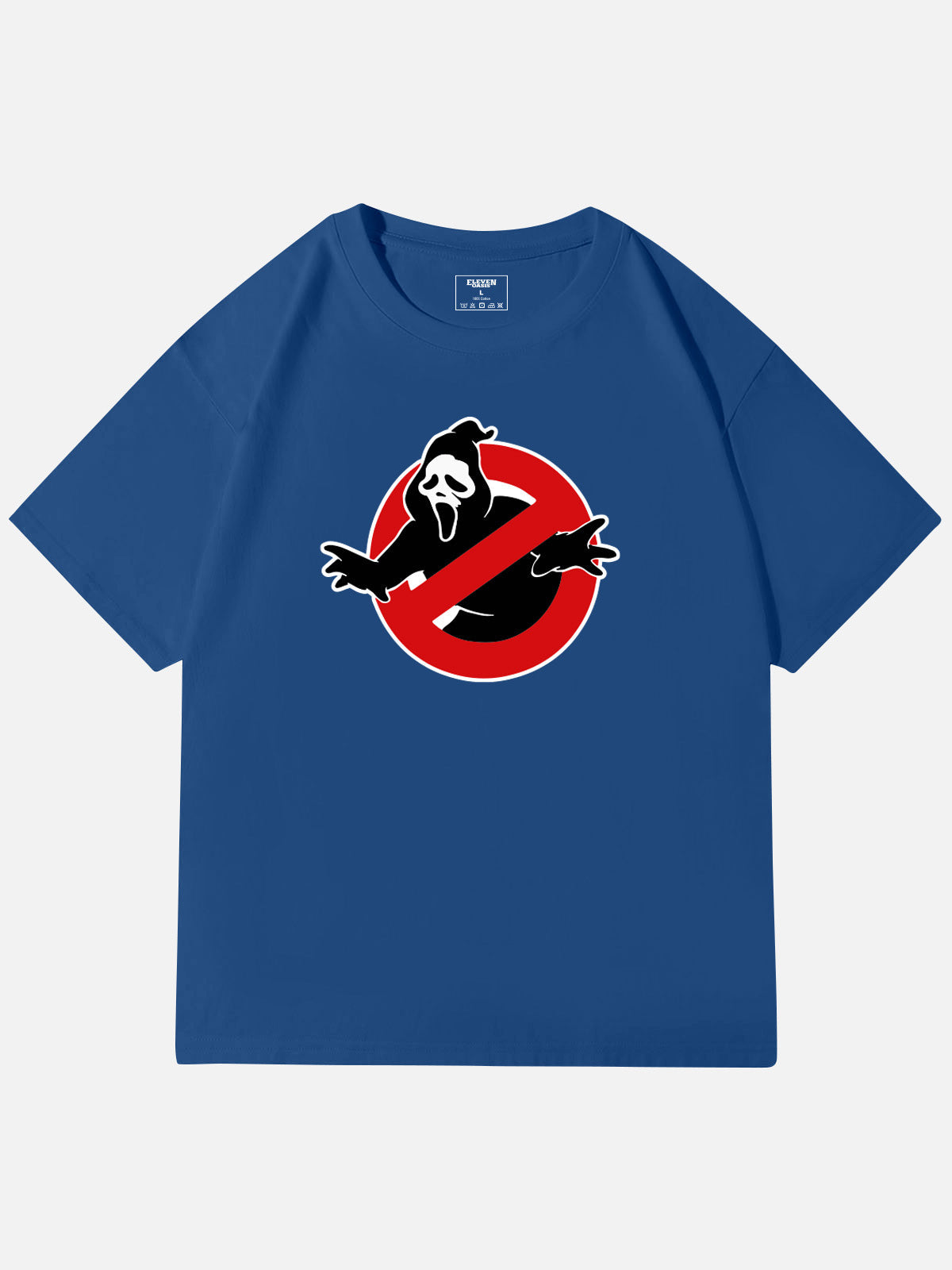 Ghostbusters Ghostface Horror Mashup Cotton T-Shirt Eleven Oasis
