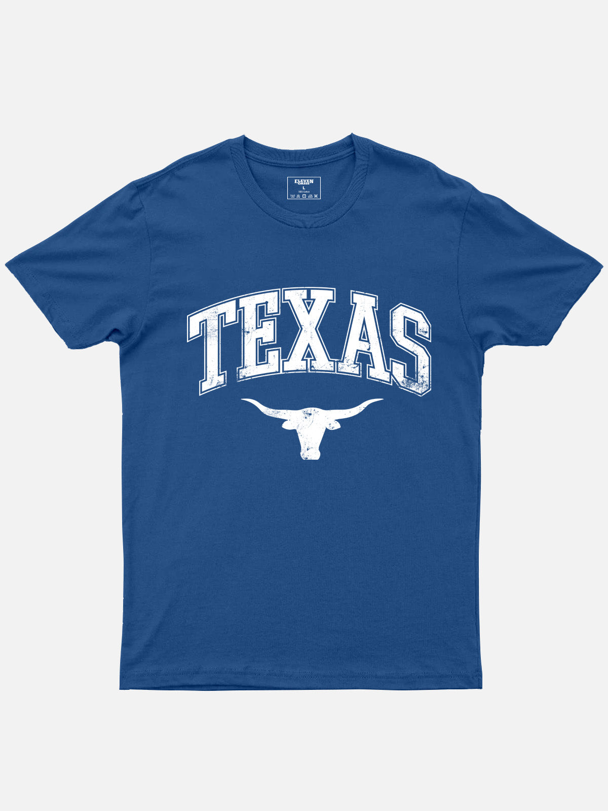 Texas Longhorn Graphic Cotton T-Shirt Eleven Oasis