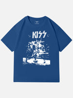KISS Vintage Concert Band Cotton T-Shirt Eleven Oasis