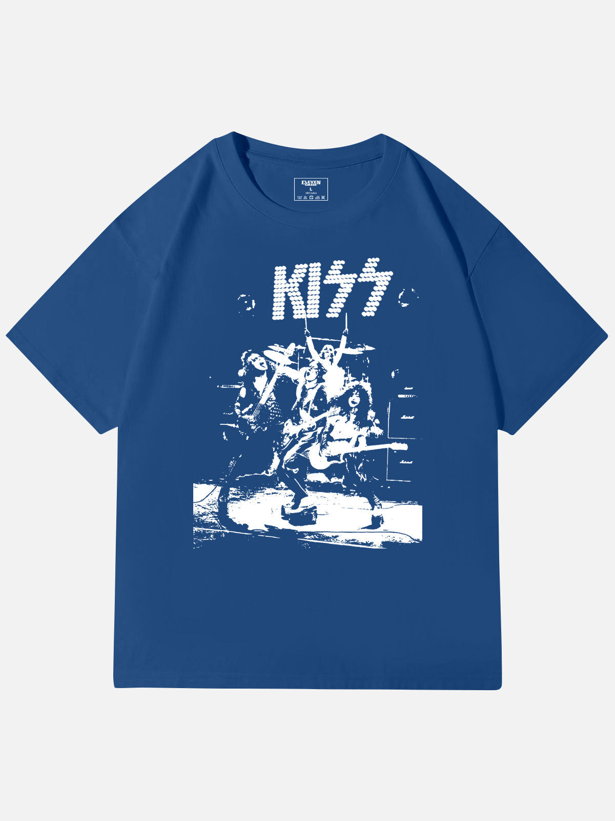 KISS Vintage Concert Band Cotton T-Shirt Eleven Oasis