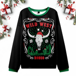 Wild West Rodeo  Ugly Christmas Sweater Eleven Oasis