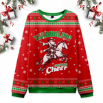 Wrangling Xmas Cheer Ugly Christmas Sweater Eleven Oasis