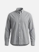 Men's Classic Cotton Button Down Long Sleeve Shirt ElevenOasis