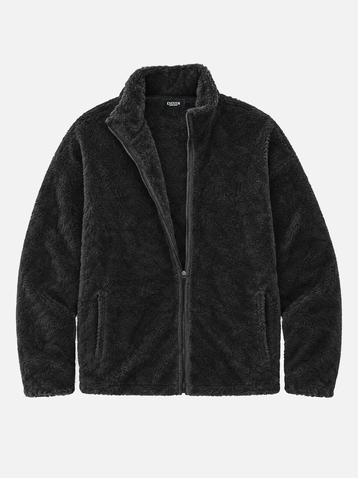 Men's Cozy Fleece Slim Fit Zip-Up Jacket Eleven Oasis