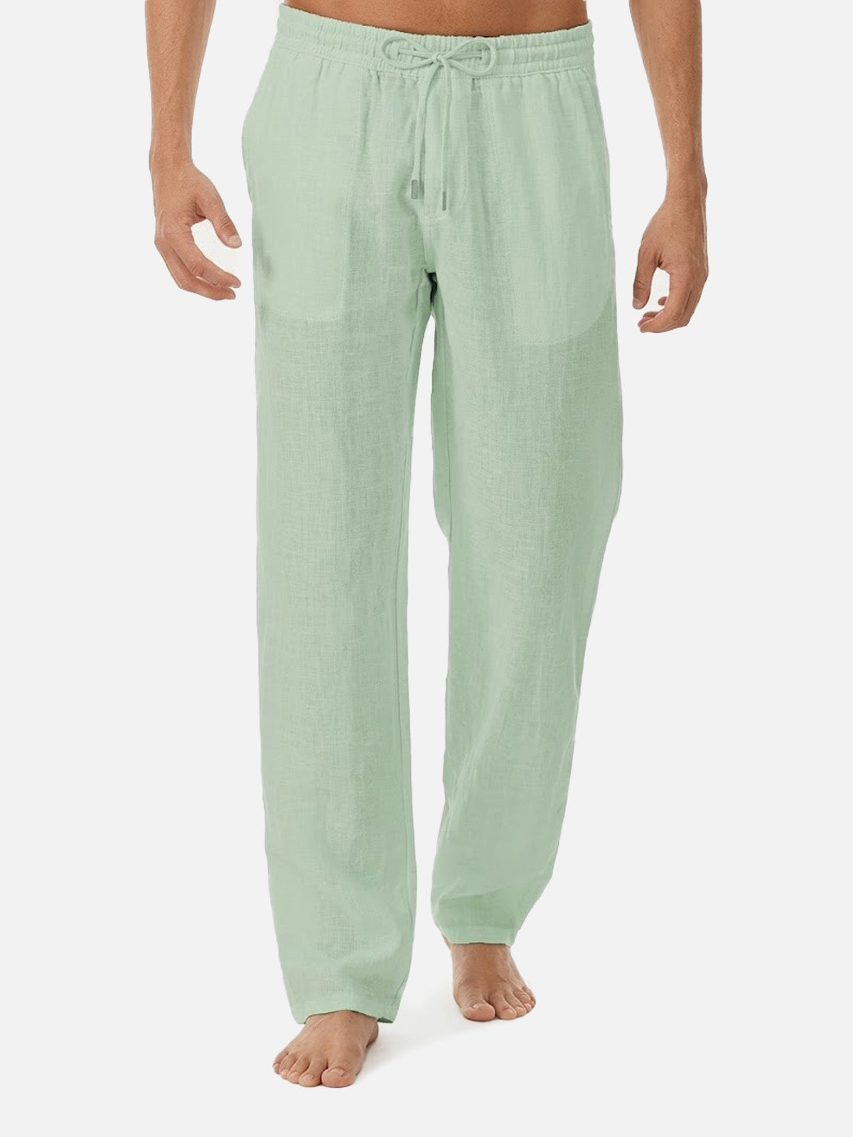 Men's Printed Solid Color Casual Long Pants ElevenOasis