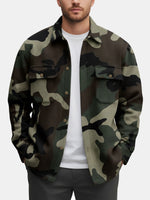 Men's Classic Camo Long Sleeve Shirt ElevenOasis
