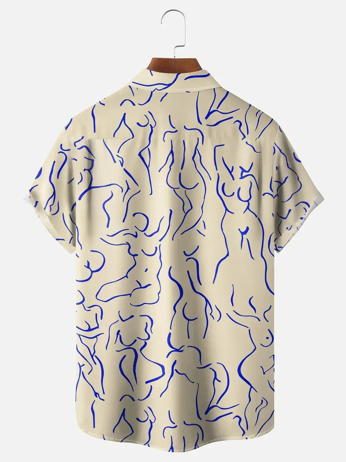 Men's Artistic Silhouettes Short Sleeve Casual ShirtMens short sleeve shirts Big and tall Mens shirts Short sleeve shirts for men Mens 4xl shirts Casual short sleeve shirts