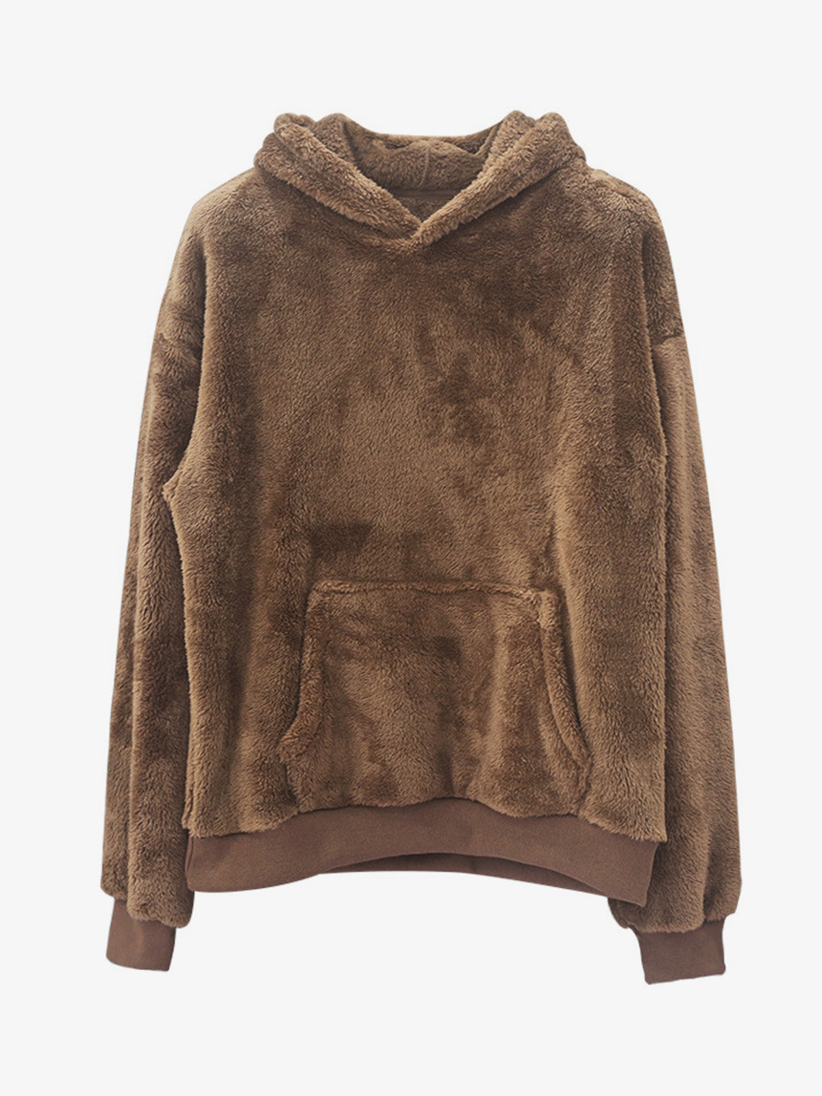 Men's Plush Sherpa Fleece Hoodie Eleven Oasis