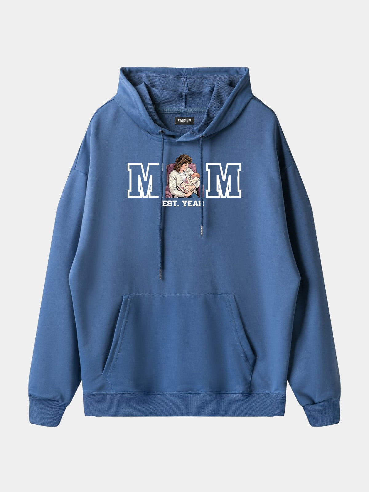 Custom Mom Illustration Hoodie Eleven Oasis