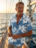 Men's Coastal Bloom Short Sleeve Shirt Eleven Oasis