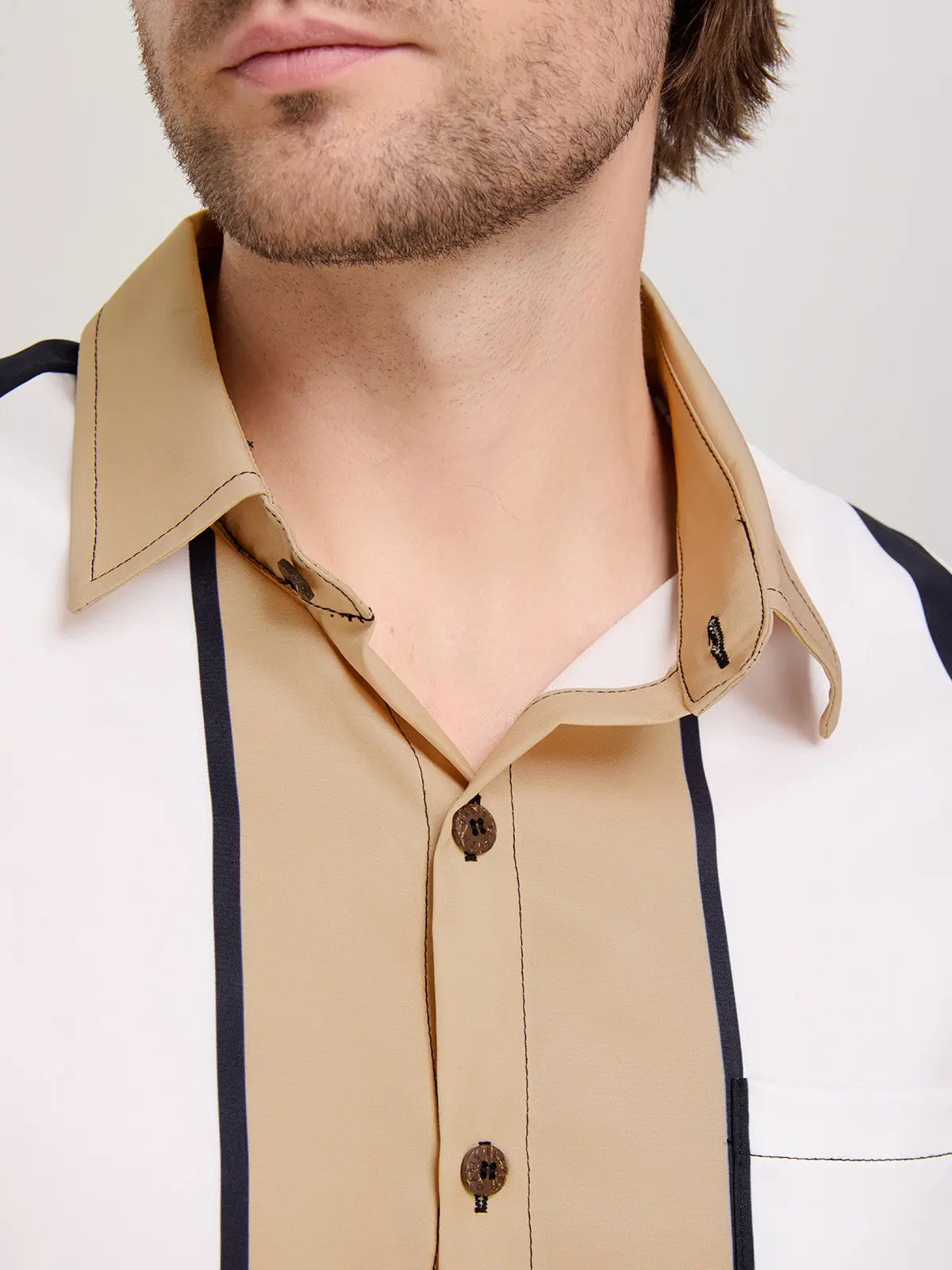 Men's Classic Bowling Short Sleeve Shirt ElevenOasis