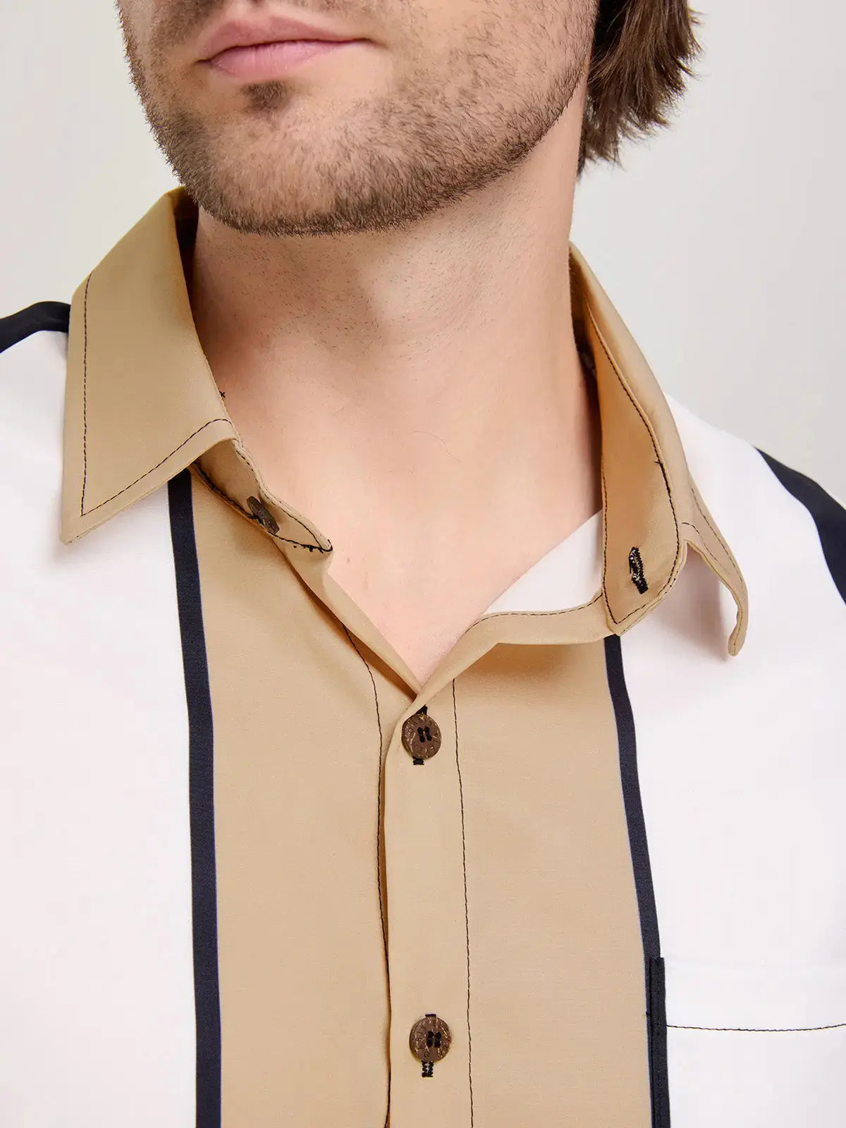 Tall Men's Classic Bowling Short Sleeve Shirt ElevenOasis
