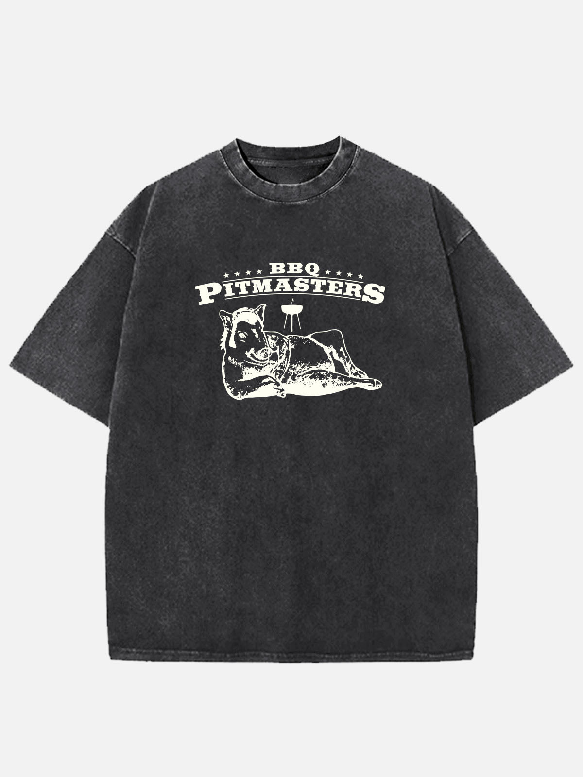 Men’s Food & Beverage Cotton Round Neck Short Sleeve T - Shirt BBQ Pitmasters Wild Boar Feral Flavor Eleven Oasis