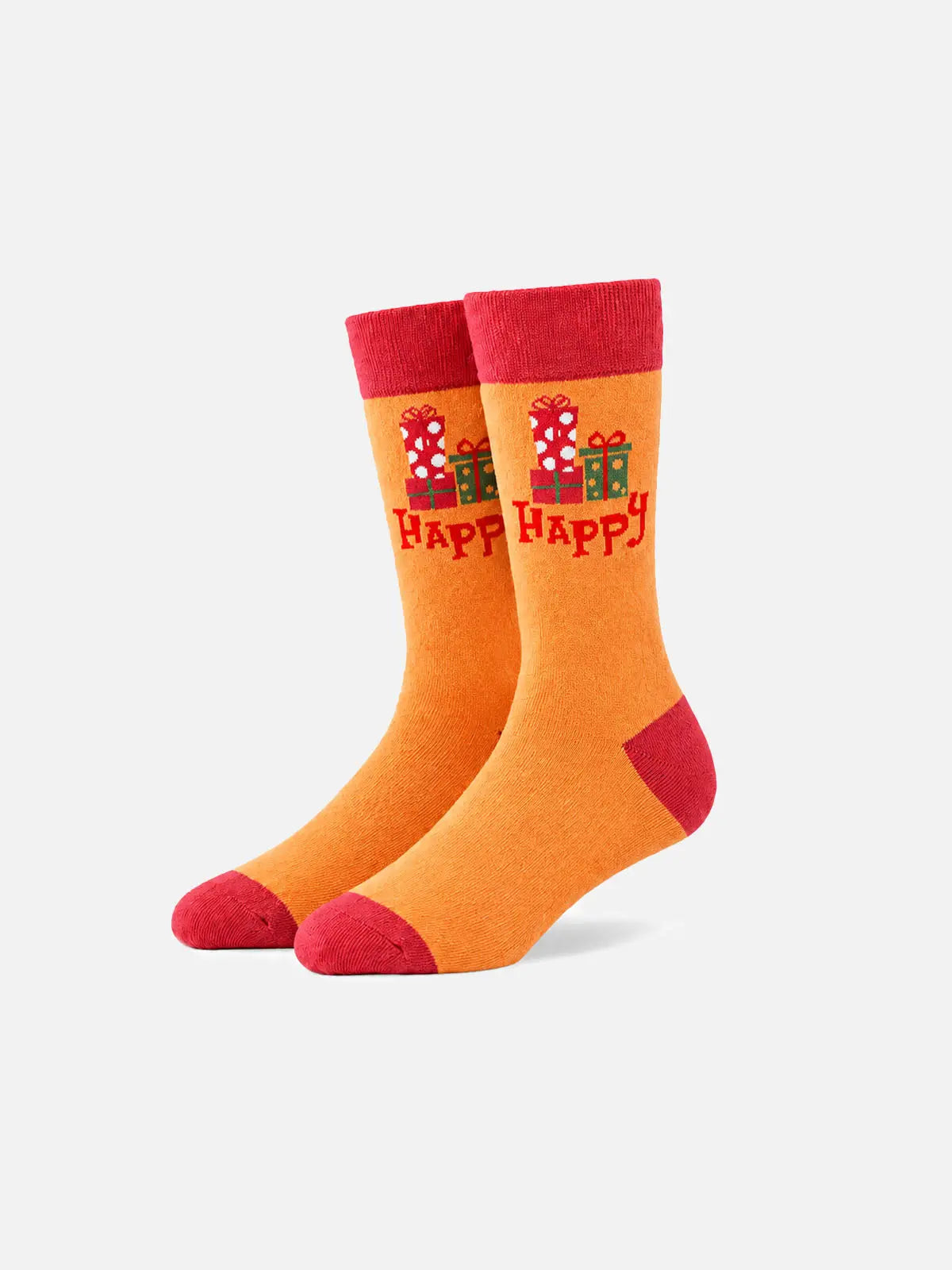 Men's Thanksgiving Holiday Print Crew Socks