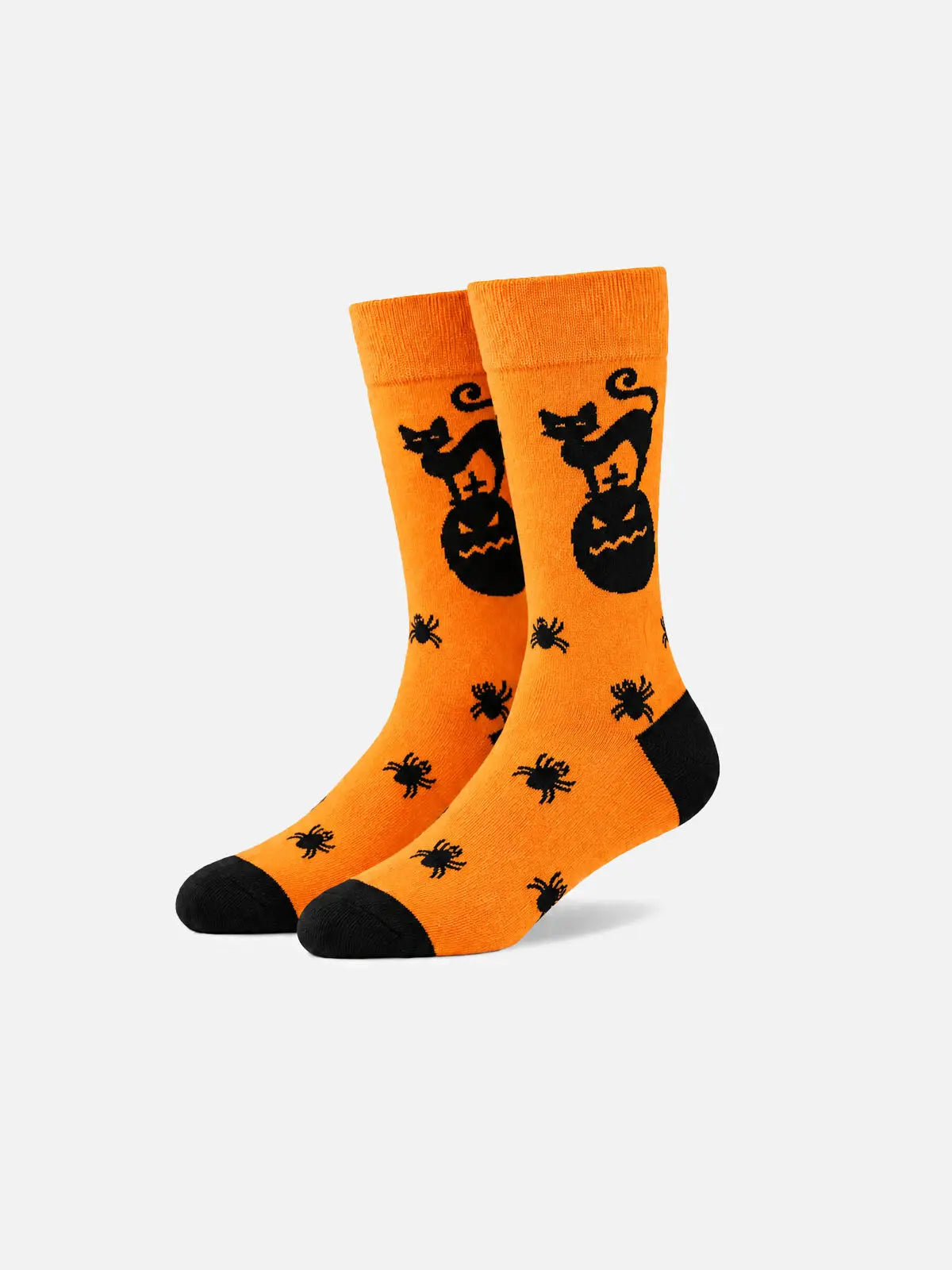 Men's Spooky Halloween Print Crew Socks