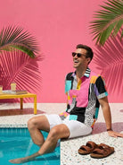 Men's Retro Pop Art Short Sleeve Shirt Eleven Oasis
