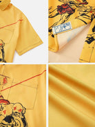 Men's Pop Culture 70's-80s Nostalgia Short Sleeve Shirt ElevenOasis