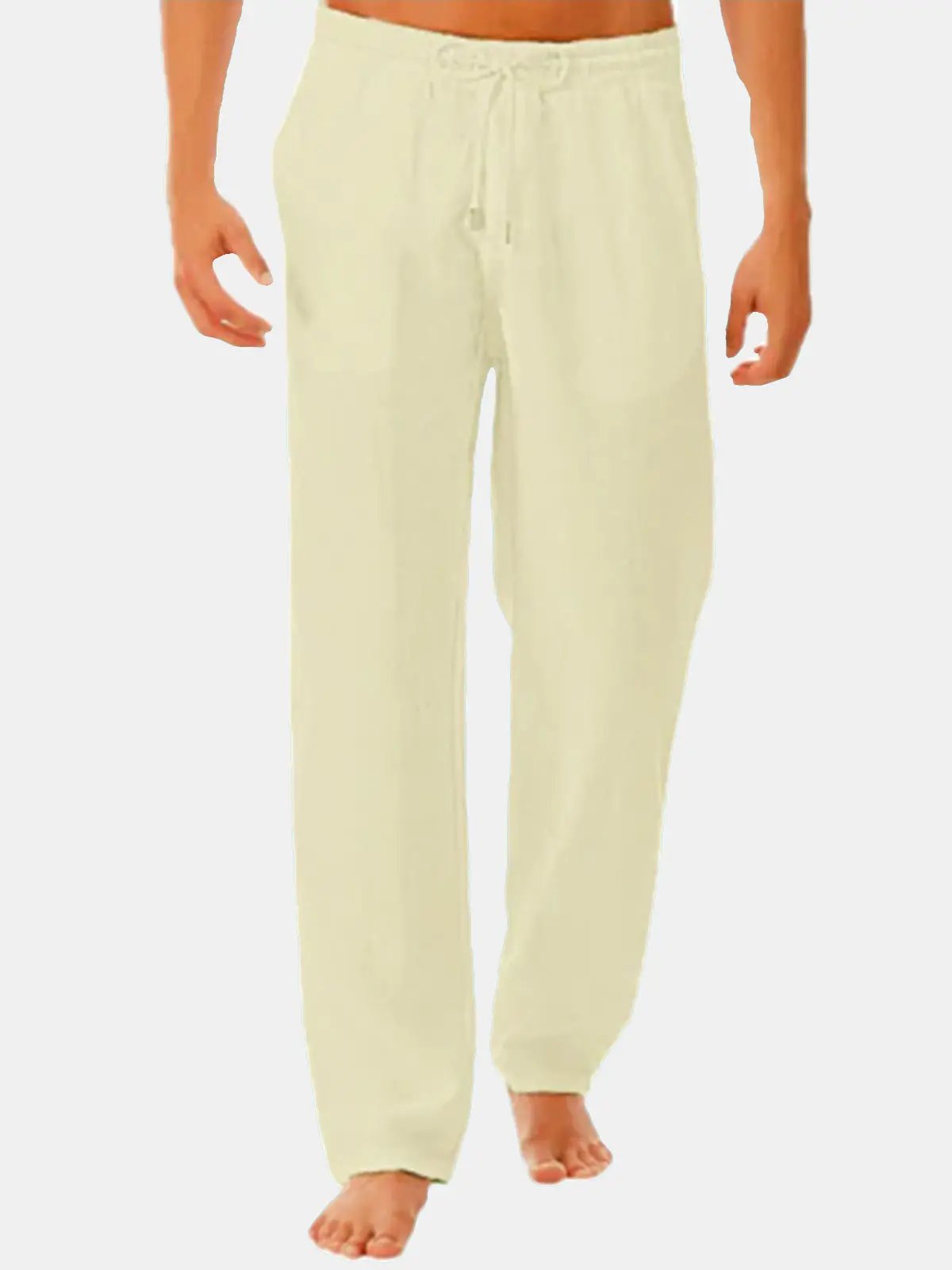 Men's Printed Solid Color Casual Long Pants ElevenOasis