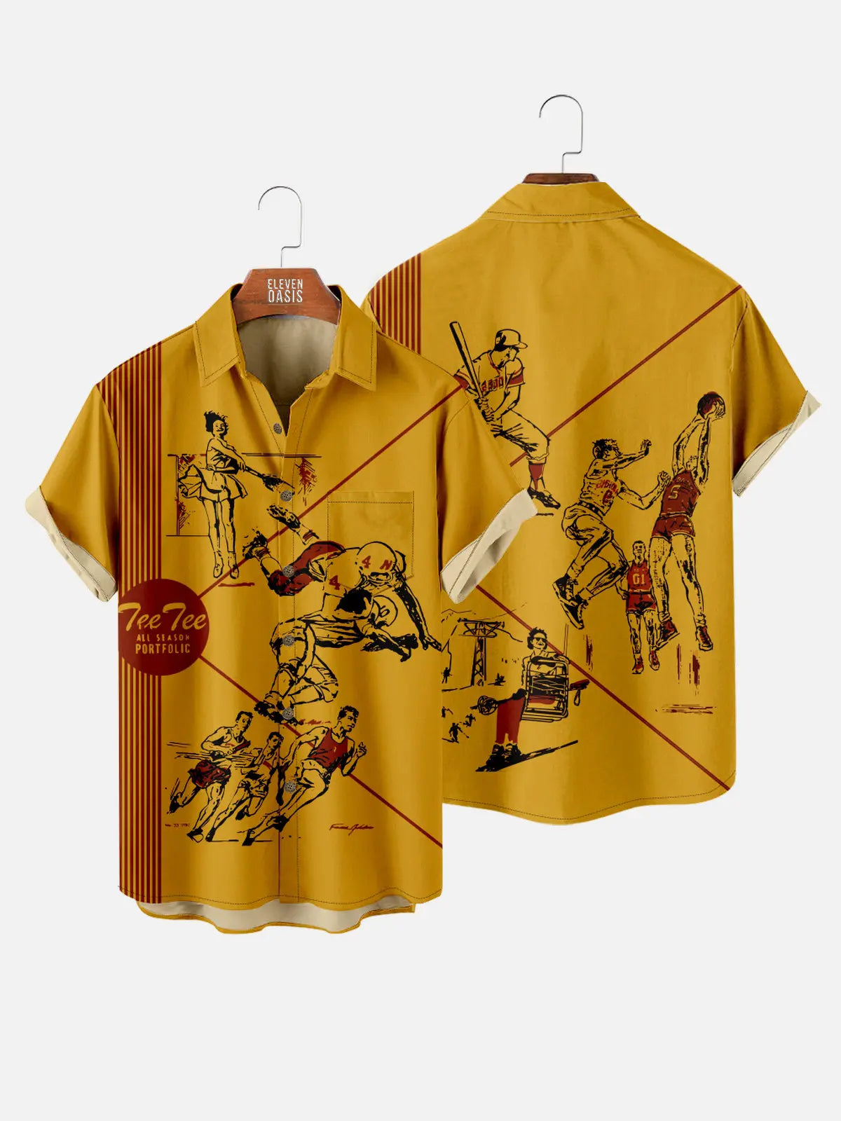 Men's Pee Chee Folder Front and Back Cover Nostalgia ShirtMens short sleeve shirts Big and tall Mens shirts Short sleeve shirts for men Mens 4xl shirts Casual short sleeve shirts