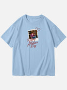 Custom Mother's Day Photo Cotton Short Sleeve T-Shirt Eleven Oasis