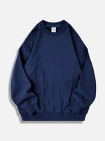 Men's Oversized Cotton Crew Neck Sweatshirt Eleven Oasis