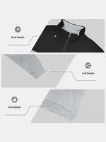 Men's Colorblock Quarter-Zip Tracksuit Set Eleven Oasis