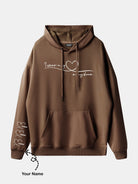 Custom Heart Sleeve Hoodie Eleven Oasis