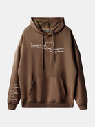 Custom Heart Sleeve Hoodie Eleven Oasis