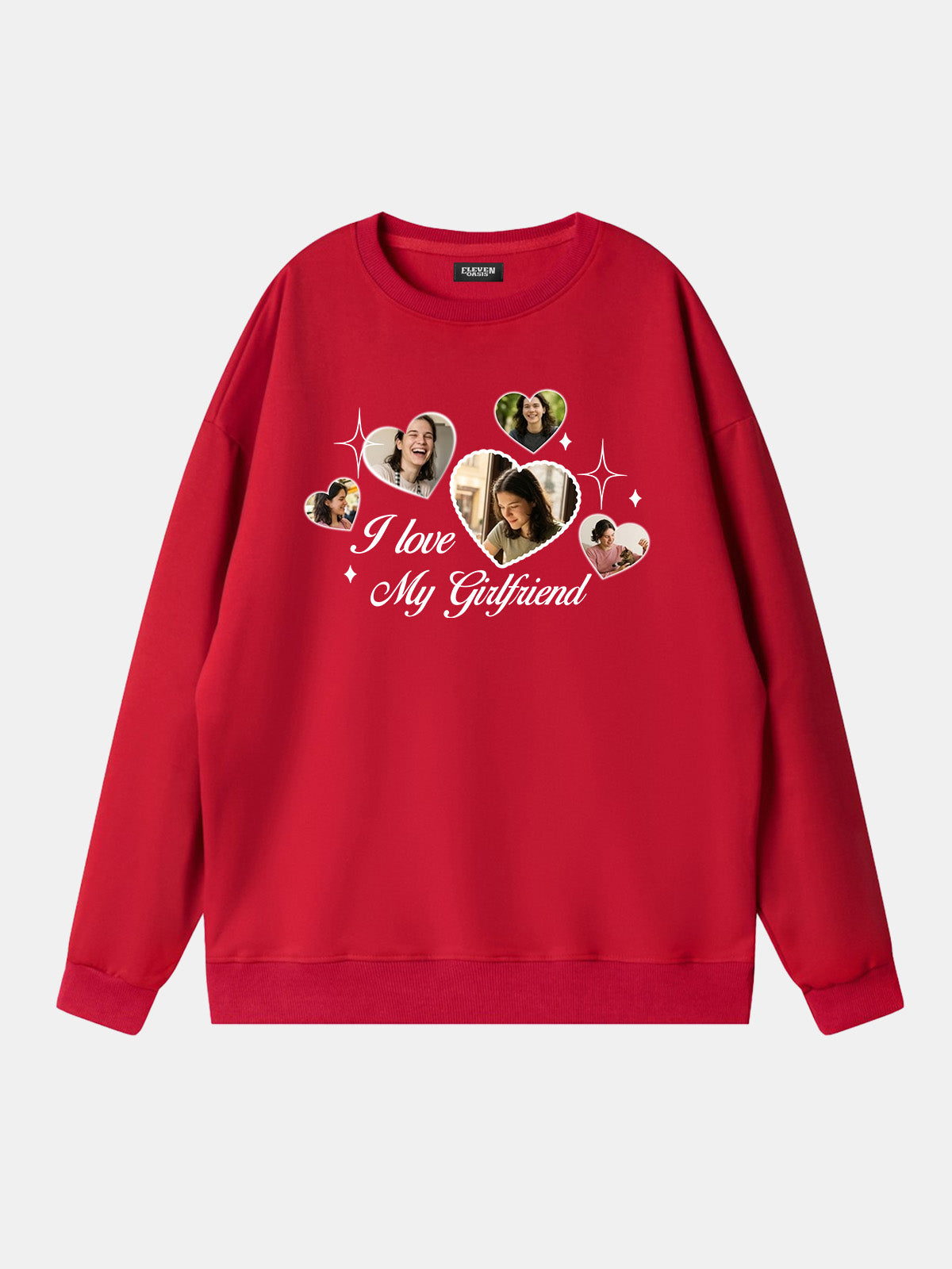 Custom Love Photo Sweatshirt Eleven Oasis