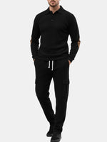 Men's Polo Sweatshirt Cargo Lounge Set Eleven Oasis