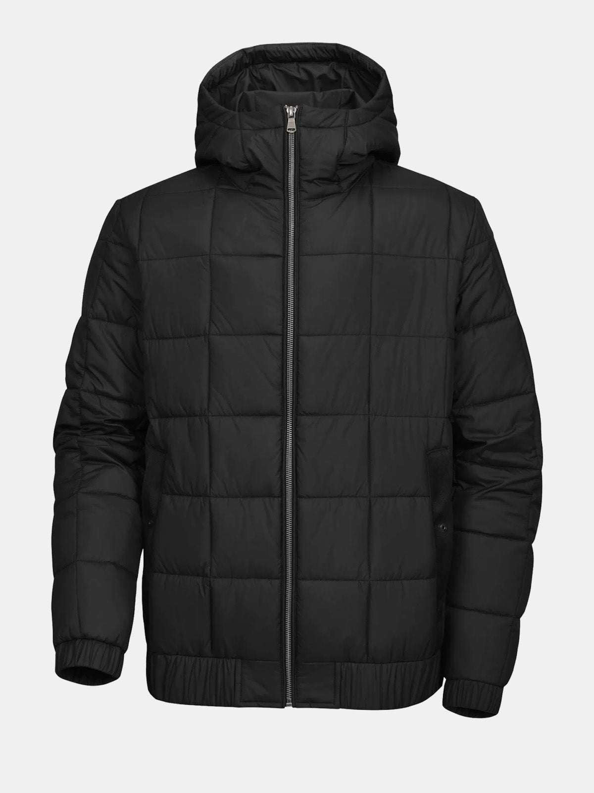 Men's Square-Quilt Winter Hooded Puffer Jacket Eleven Oasis