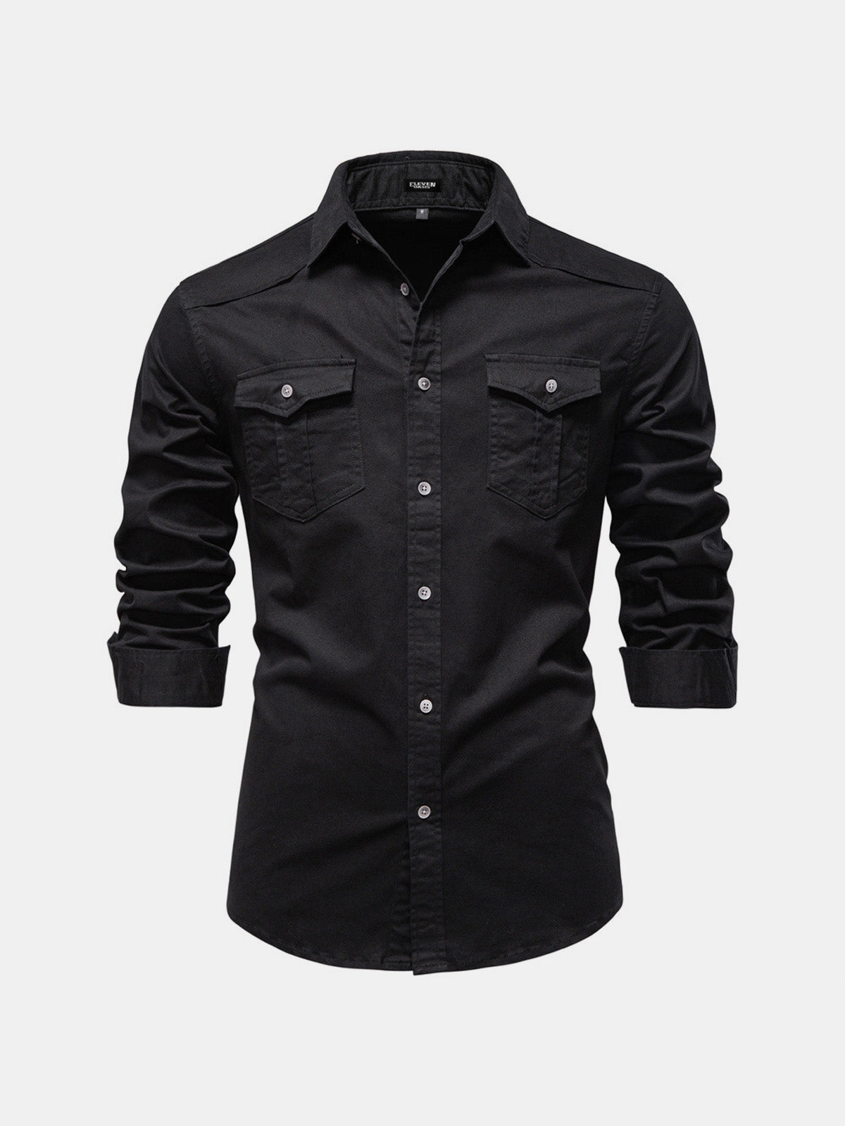 Men's Workwear Slim Fit Long Sleeve Shirt Eleven Oasis