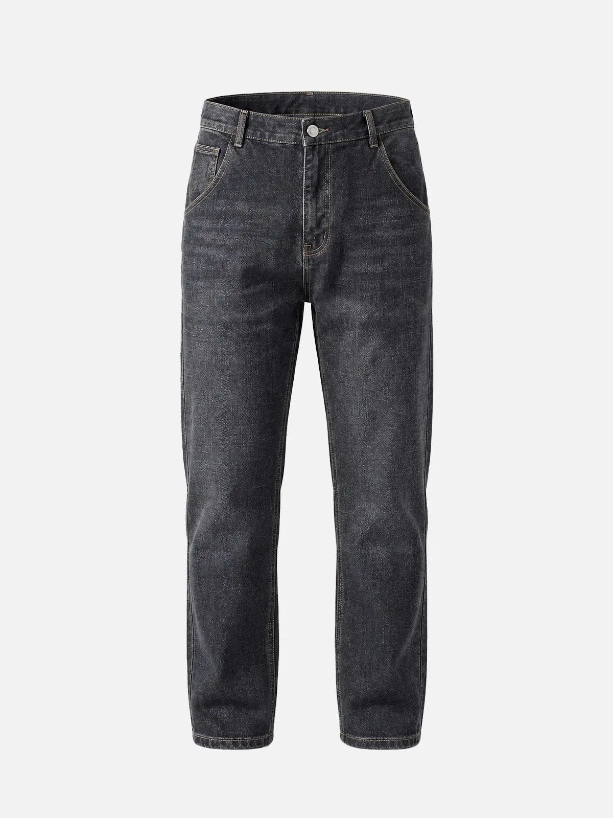 Men's Straight-Leg Stretch Denim Pants ElevenOasis