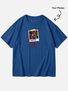 Custom Mother's Day Photo Cotton Short Sleeve T-Shirt Eleven Oasis