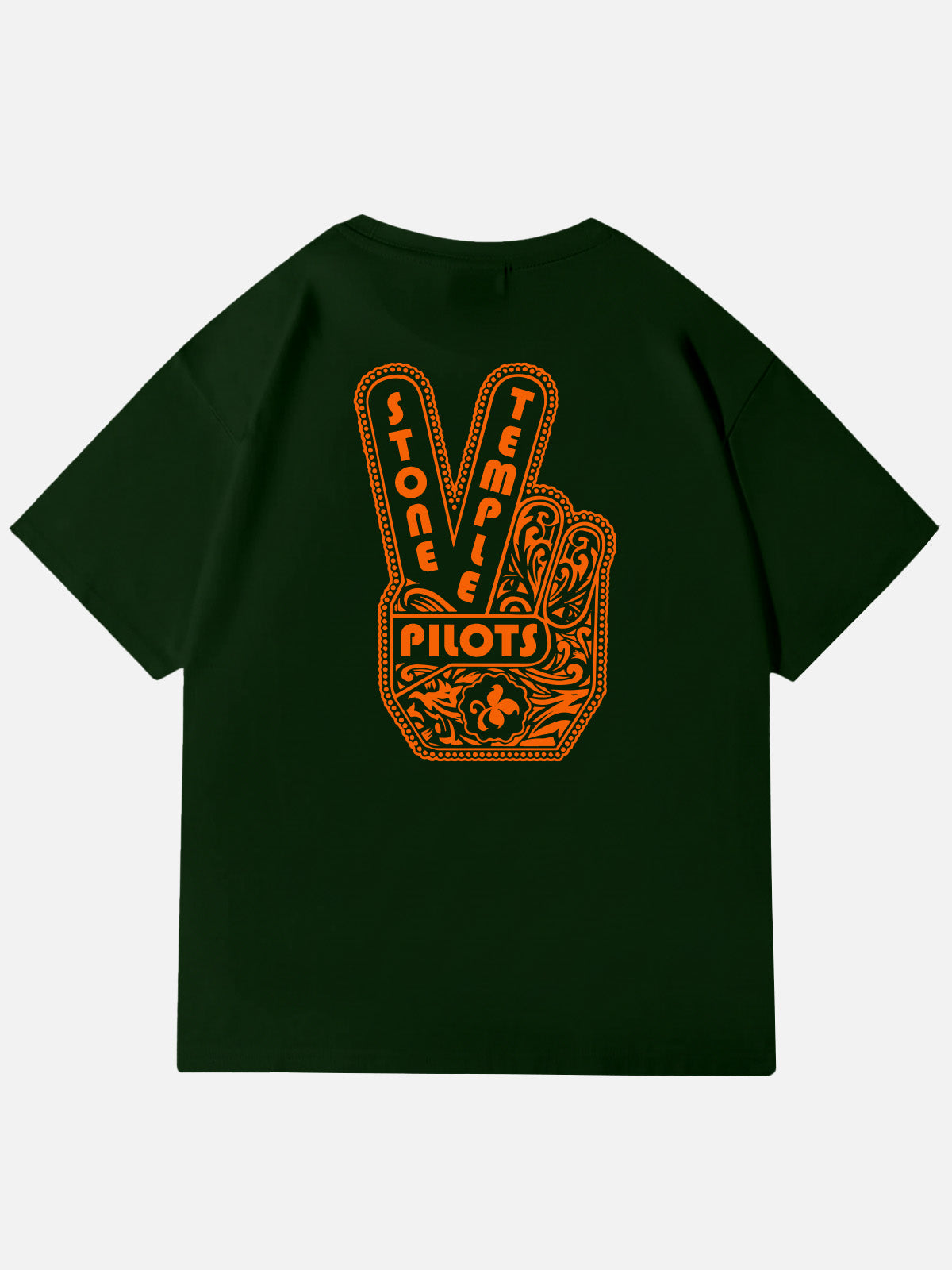 Stone Temple Pilots Peace Sign Graphic Cotton T-Shirt Eleven Oasis