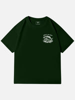 Cowboy Fishing Novelty Cotton T-Shirt Eleven Oasis
