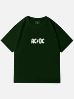 AC/DC Highway to Hell Rock Hand Vintage Band Cotton T-Shirt Eleven Oasis
