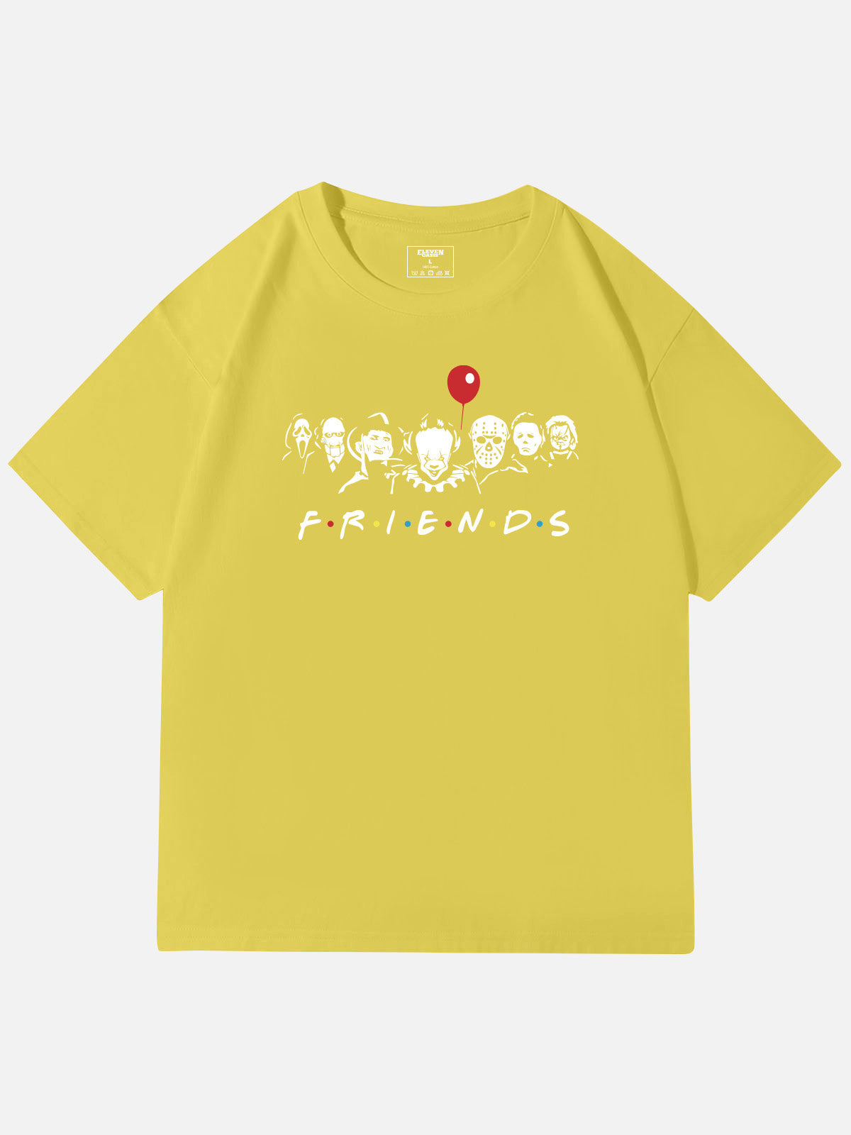 Horror Friends Mashup Ghost Cotton T-Shirt Eleven Oasis