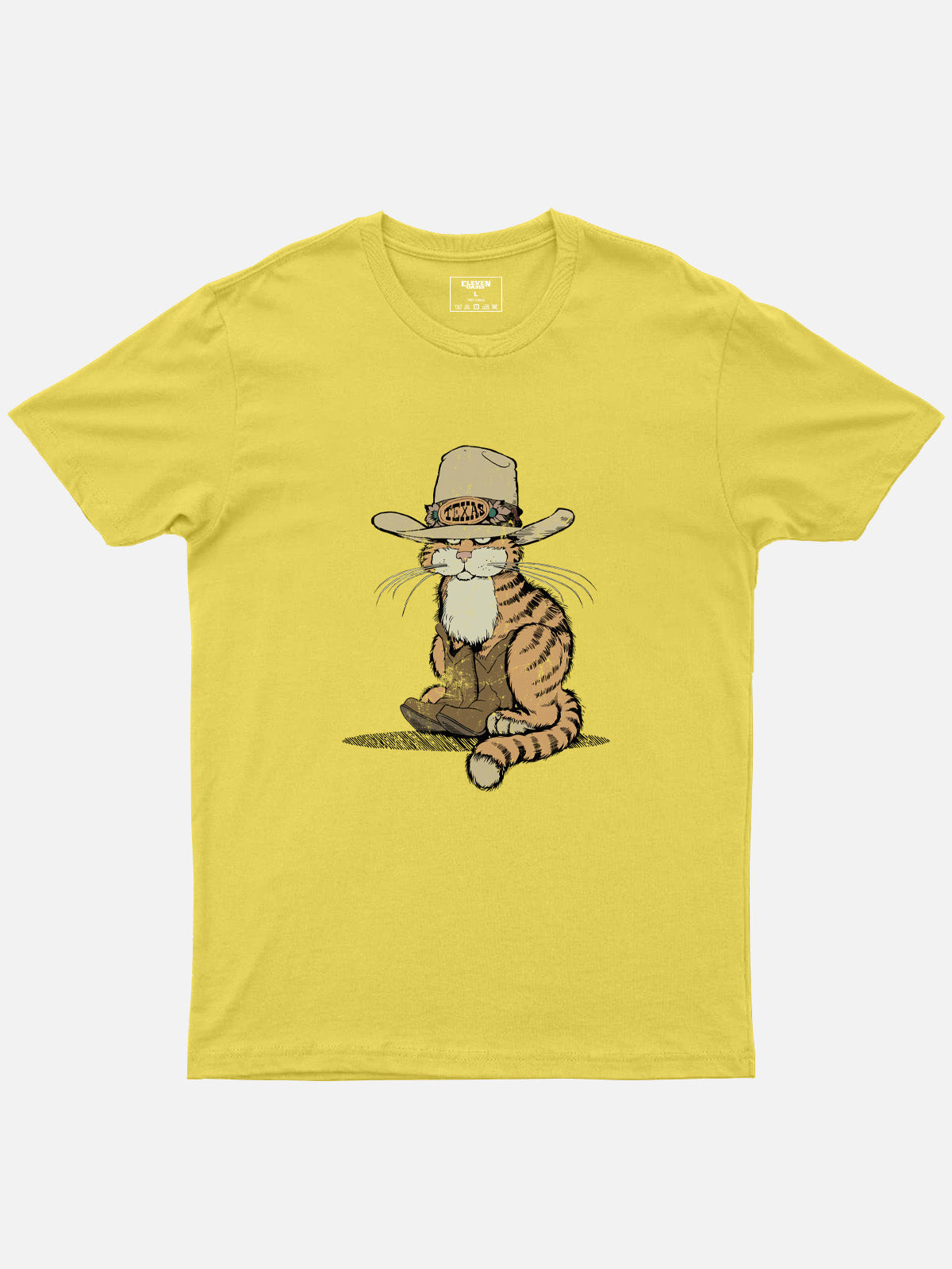 Cowboy Puss in Boots Cotton T-Shirt Eleven Oasis