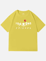 Horror Friends Mashup Ghost Cotton T-Shirt Eleven Oasis