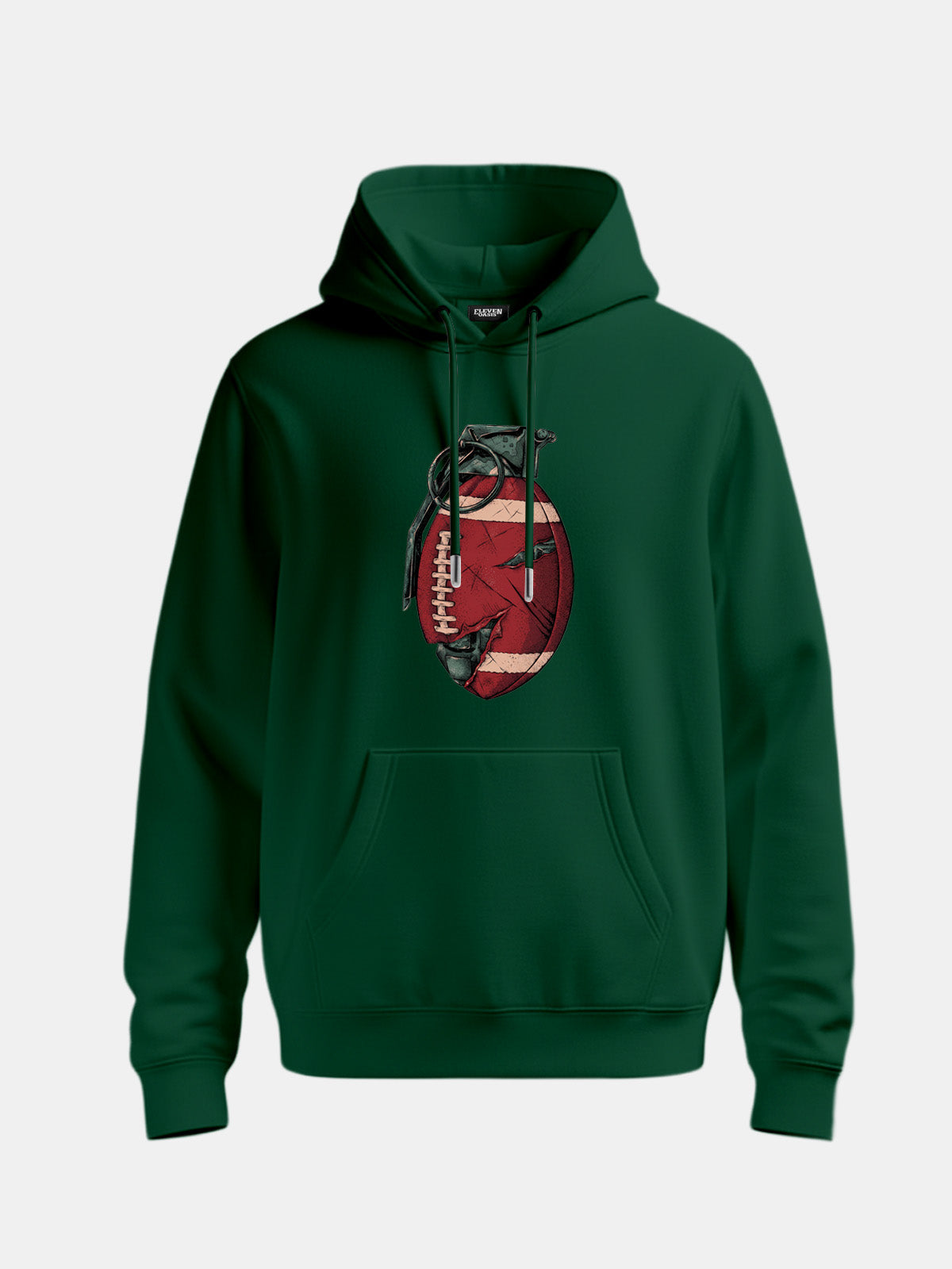 Explosive Football Graphic Hoodie Eleven Oasis