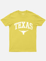 Texas Longhorn Graphic Cotton T-Shirt Eleven Oasis