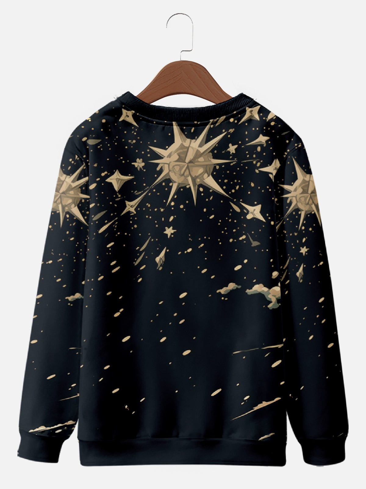 Vintage-Look Santa on a Motorcycle Merry Christmas Sweatshirt, mens short sleeve shirts?¨º?big and tall mens shirts?¨º?short sleeve shirts for men?¨º?mens 4xl shirts?¨º?casual short sleeve shirts