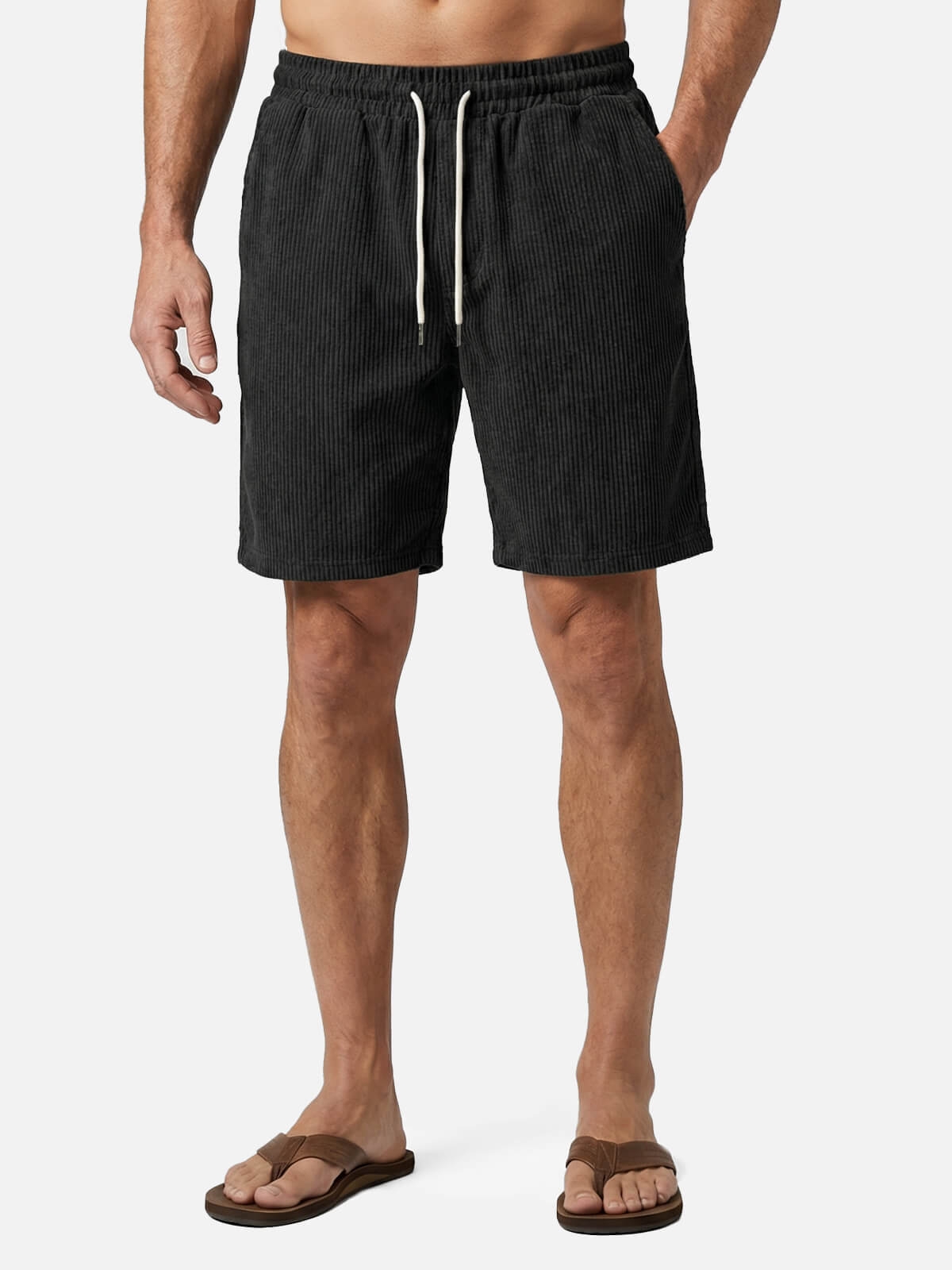 Men's Lightweight Corded Drawstring Shorts Eleven Oasis